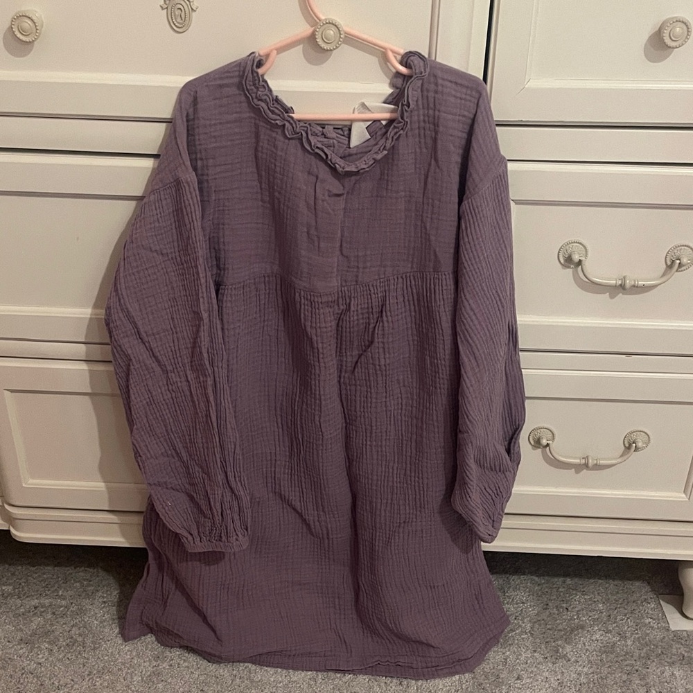 H&M Lavender Muslin Dress